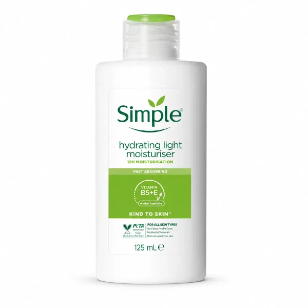 SIMPLE Kind to Skin Hydrating Light Moisturiser 125ml product photo