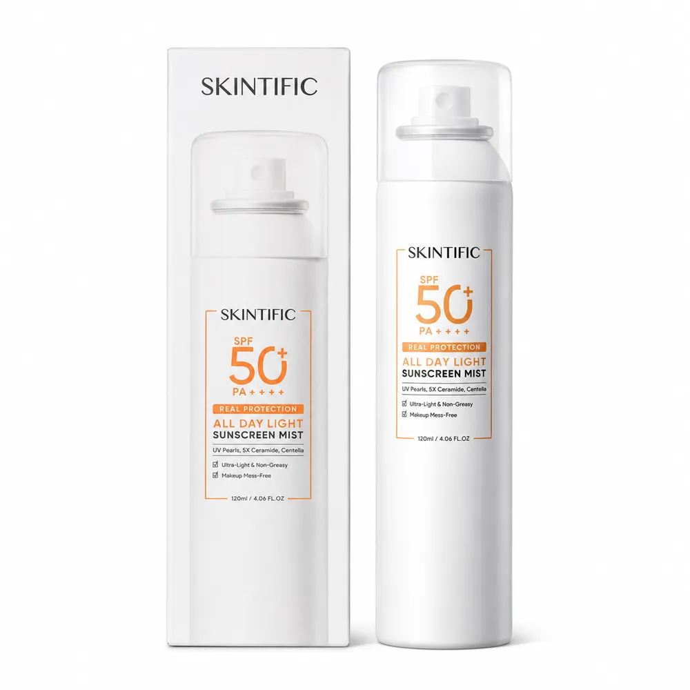 SKINTIFIC All-Day Light Sunscreen Mist SPF50+ PA++++ 120ml product photo