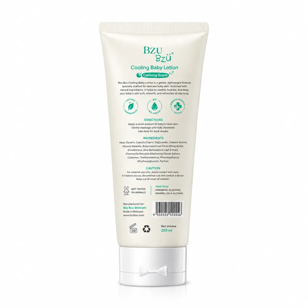 Bzu Bzu Cooling Baby Lotion 200ml product photo
